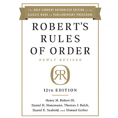 Robert's Rules of Order